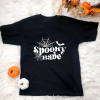 Custom Halloween spooky babe v3 black T-Shirt