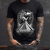 Playera negra personalizada Ancestral para hombre.
