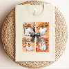 custom halloween coquette gosths orange custom natural t-shirt