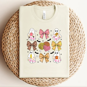 custom halloween coquette mexican spooky natural t-shirt