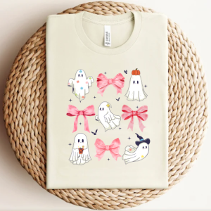 custom halloween cutes gosths coquete natural t-shirt