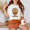 custom halloween howdy pumpkin natural color t-shirt