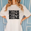 custom halloween witch white t-shirt new