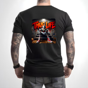 Custom Back T-Shirt Thug life It Back