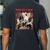 Custom Black Shirt Black Red Thug Life Michael Myers, Scream, Jason, Freddy, It, Red Back