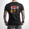 Custom Black Shirt Red Thug life Michael Myers, Scream, Jason, It, Letterface, Back