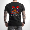 Custom Black Shirt Thug Life Michael Myers, Jason, Scary Movie, Freddy, Chucky, Freddy Red Back