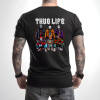 Custom Black Shirt Thug Life Michael Myers, Jason, Scary Movie, It,Chucky, Freddy Krueger White Back