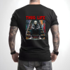 Custom Black T-Shirt Red Thug life Jason Back