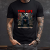 Custom Black T-Shirt Red Thug life MIchael Myers Front