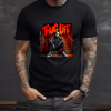 Custom Black T-Shirt Thug life Jason Front