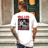 Custom White Shirt Red Thug life Michael Myers, Jason, Freddy, It Back1