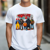 Custom White Shirt Red Thug life Michael Myers, Scream, Jason, It, Chucky, Front