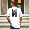 Custom White T-Shirt Black Thug Life Michael Myers, Jason, Goshtface Back