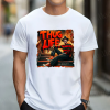 Custom White T-Shirt Thug life Freddy Front