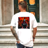 Custom White T-Shirt Thug life Scream Back