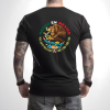 Diseño De Playera Negra Personalizada Aguila Hecho en México Para Hombre Back