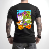 Diseño De Playera Negra Personalizada Ghost Bart Mask Para Hombre Back
