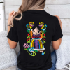 Playera Negra Personalizada Muñeca LeLe efecto Borada Para Mujer