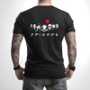 Custom Black T-Shirt Friends Horror Men Back