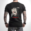Custom Black T-Shirt Jason Friday The 13TH Back