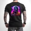 Custom Black T-Shirt Jason kill Myers Back