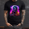 Custom Black T-Shirt Jason kill Myers front