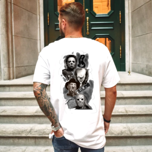 Custom White T-Shirt ELM st Back