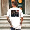 Custom White T-Shirt Freddy Krueger It Jason Chucky Prision Back