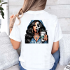 Custom White T-shirt Ghostface SCKS Women Back
