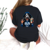 Custom Women Black T-Shirt Indianapolis Colts Back